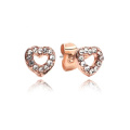 ear stud Round Sparkle Halo Stud Earrings